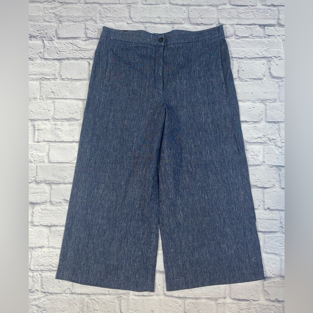 Ann Taylor Chambray Ankle Pants